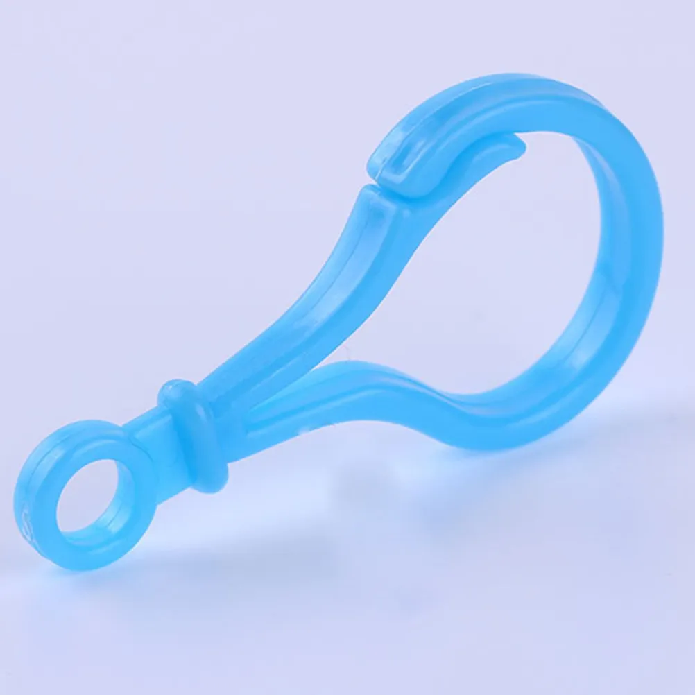 100pcs Candy Color Plastic Hooks for Keychains, Jewelry Making, Crafts & Home Decor Hanging Stand