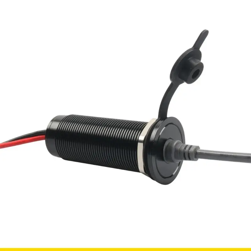 SZCH 28MM Flush Mount Power Connector With Silicone Gasket Suitable For 12V 24V Electrical Systems Boat Marine Automotive Use
