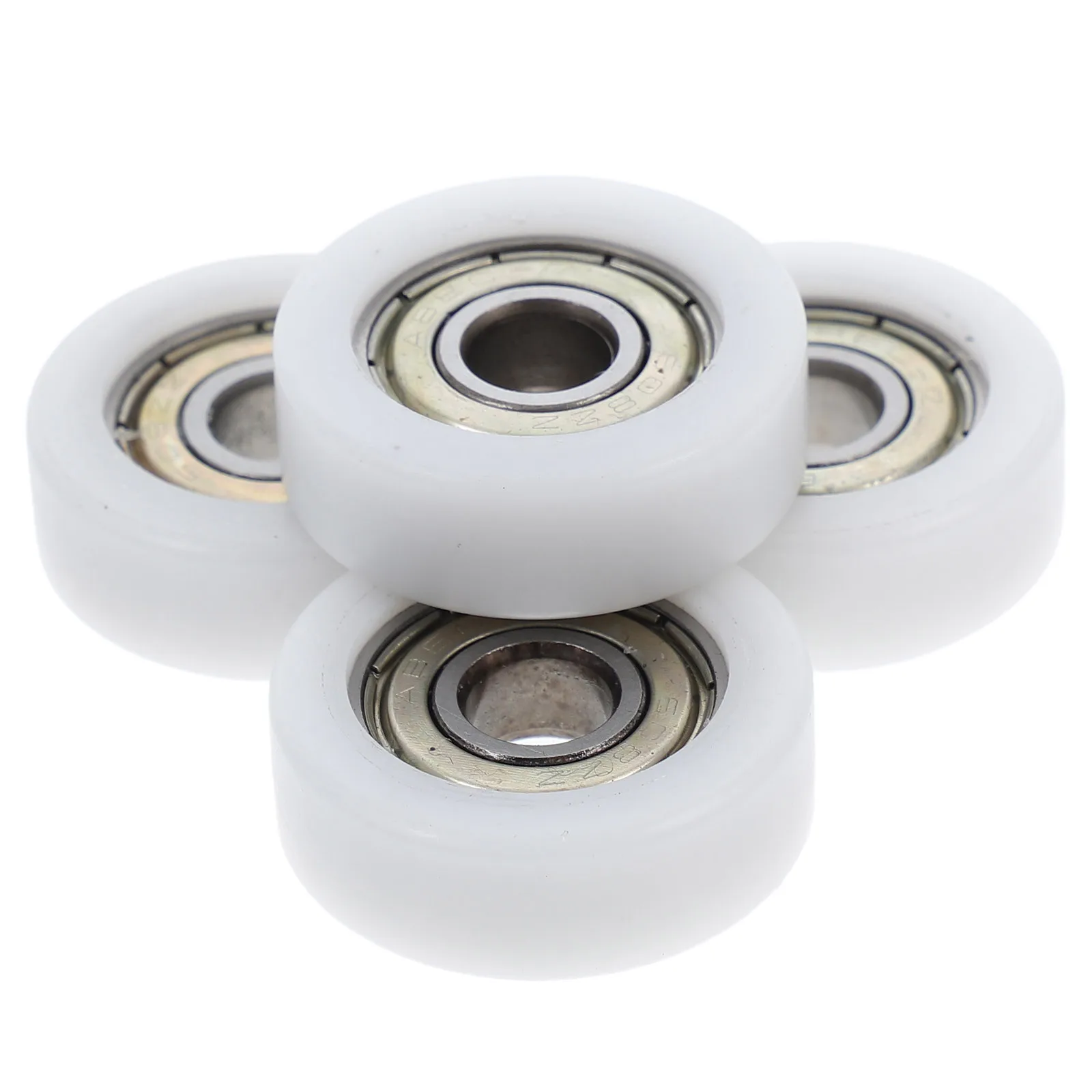 

4Pcs Nylon Sliding Door Window Track Pulley Bearing Wheel Smooth Quiet Rollers for Door Pulley System Guide Wheel Small Cabinet