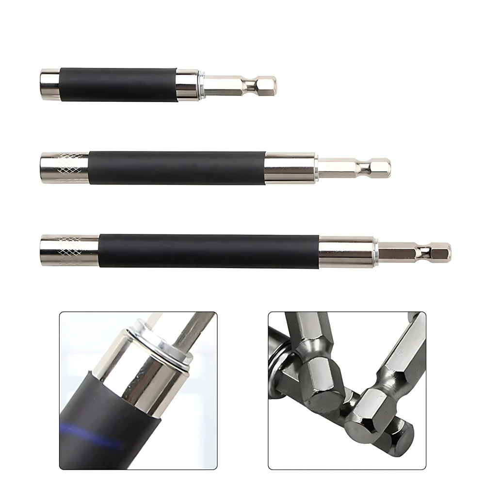 Magnetic Screwdriver Bit Holder Telescopic Hex Adapter Quick Release Drill Extension Rod Batch Bar Chuck Nut Screw Strecthable