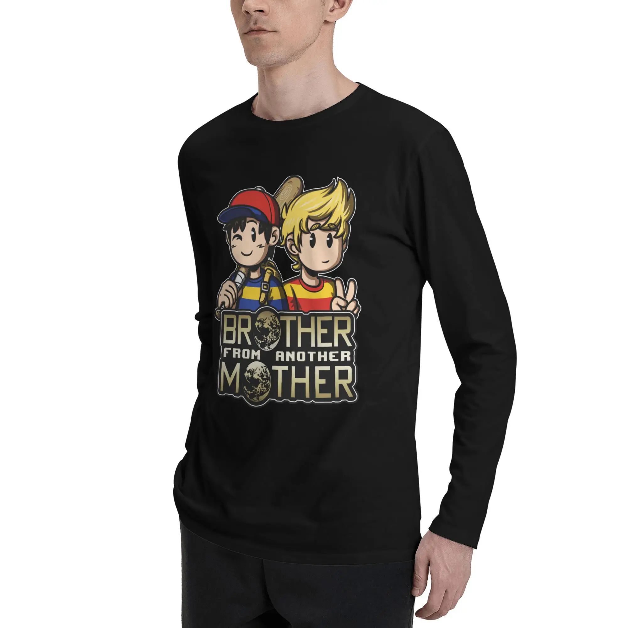 هوديي البلوز الرجال آخر الأم نيس ولوكاس 100% القطن Earthbound RPG مقنعين البلوز الكبار هوديي قميص #5