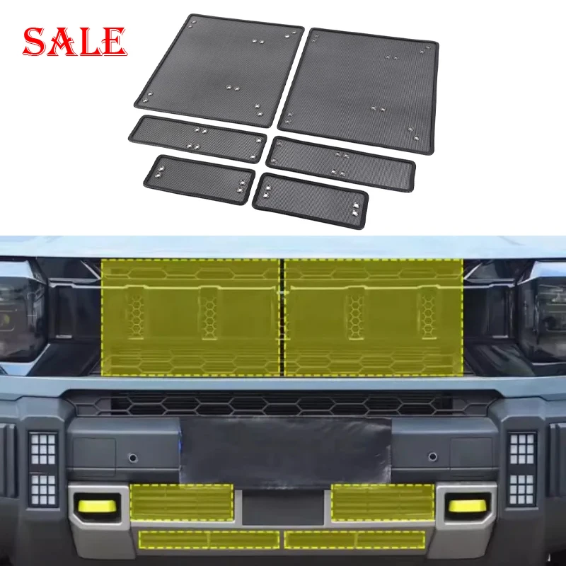 

Fit for JETOUR Traveler T2 Car insect proof net modification grille water tank protective net dust proof net modification kit