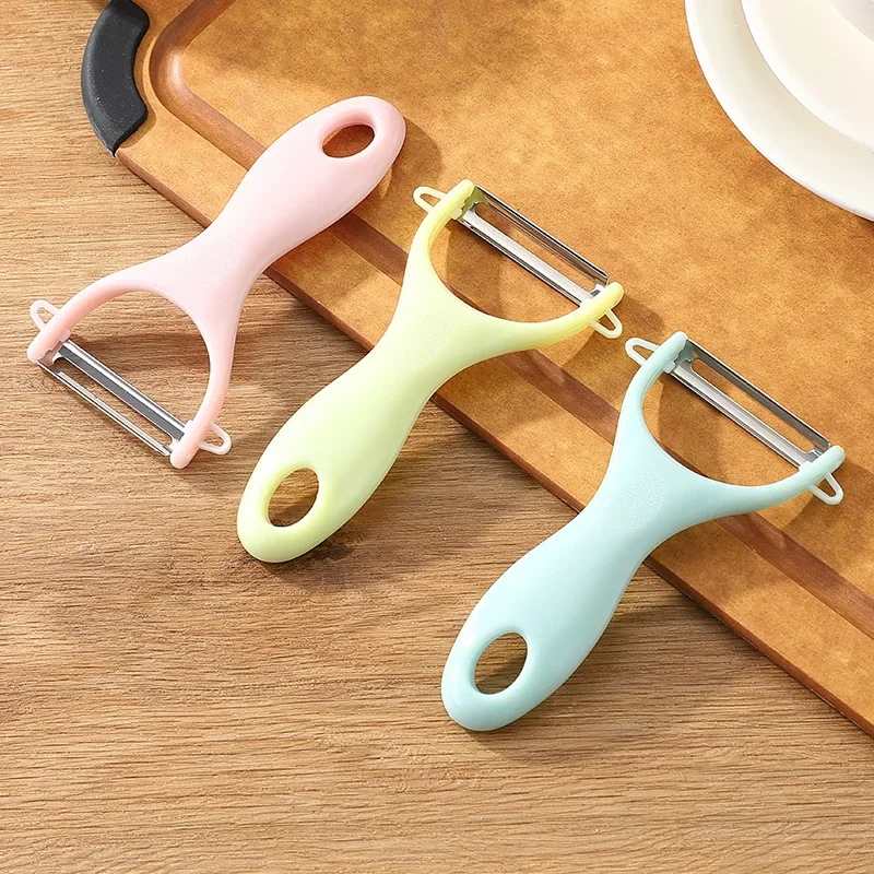 Nordic Handle Stainless Steel Peeling Knife Household Potato Vegetable Apple Peeler Cucumber Planer Kitchen Kitchenware