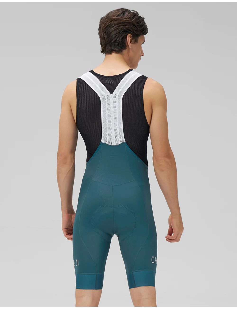 Cheji Herren-Radlerhose mit Trägern – Detail 15
