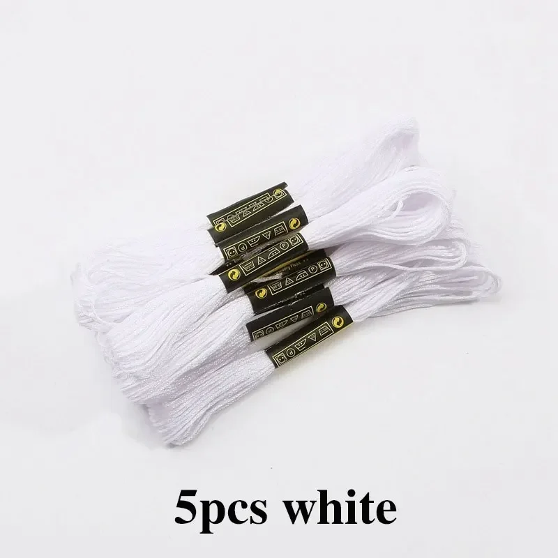 5/8/50/100 Stück Mix Farben Stickgarn Baumwolle Nähen Stränge Regenbogen Baumwolle & Seide Stickgarne für DIY Armbandherstellung