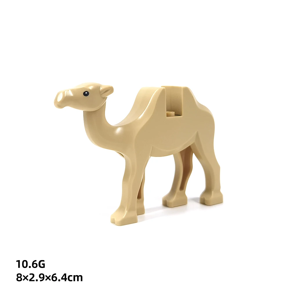MOC Bausteine Tier-Set - Meerestiere Hunde Katzen Pandas Chinesischer Drache - Zubehör von Drittanbietern für Kreatives Bauen – Detail 28