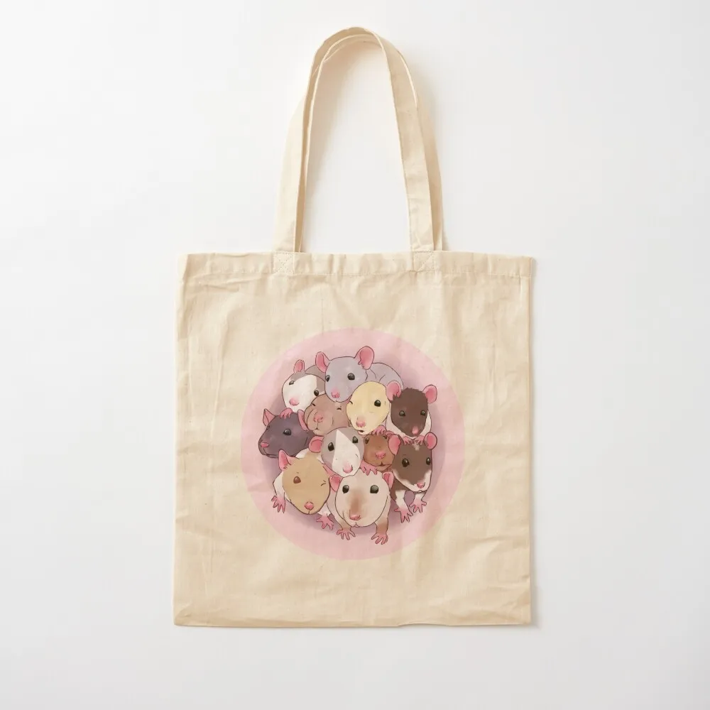 

Rat Pile Tote Bag Handbags women hand bags Women's tote bag Canvas Tote Bag