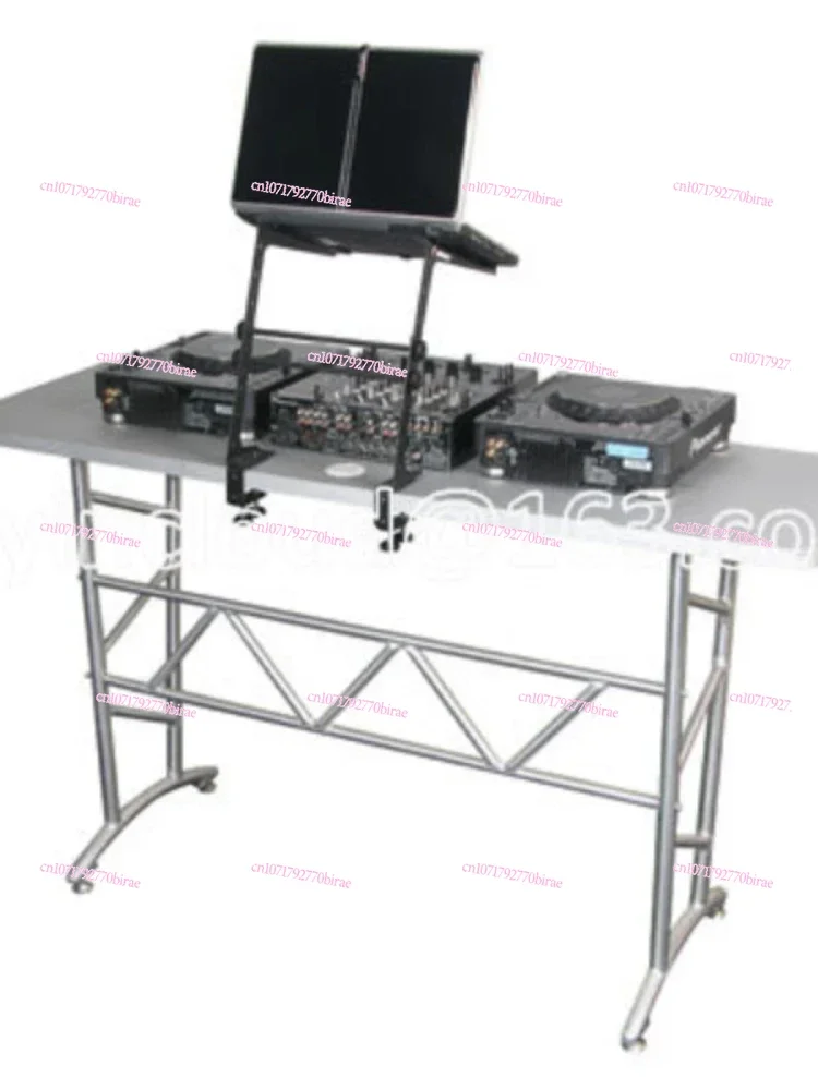 DJ Console Bracket DJ Disk Recorder Bracket Black and White Apple Computer Notebook Pioneer Equipment Stand for Live Streaming