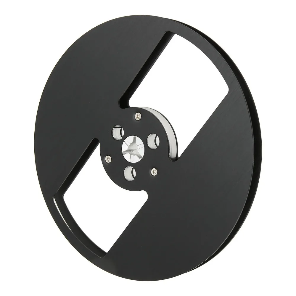 Durable 2 Hole Opening 1/4 7 Inch Empty Reel High Hardness Open Reel Aluminum Alloy Reel for TEAC Recording Studio