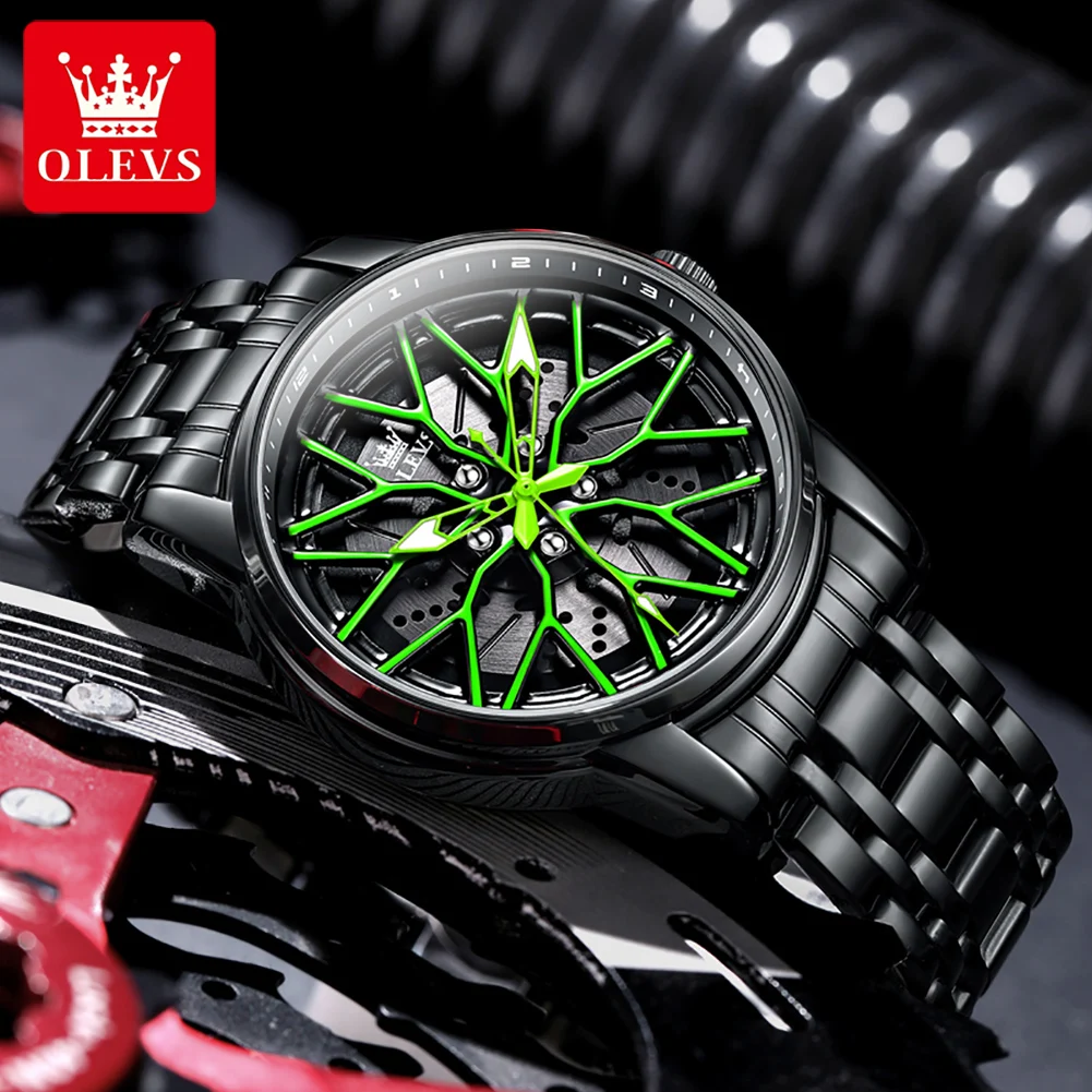 

OLEVS 3701 Mens Watch AQuartz Watch Multifunctional Chronograph Watch For Men 30m Waterproof Luminouse Box Gift Original