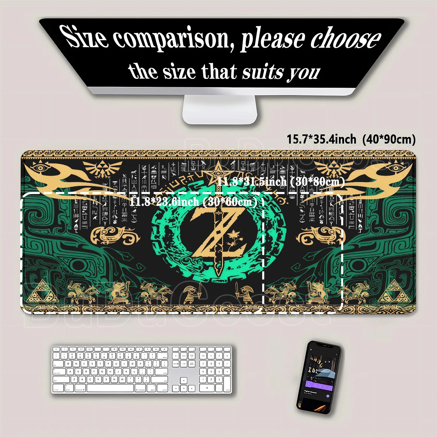 Link Mouse Pad Pc Gamer Anime - đánh giá và giá Zelda Desk Setup