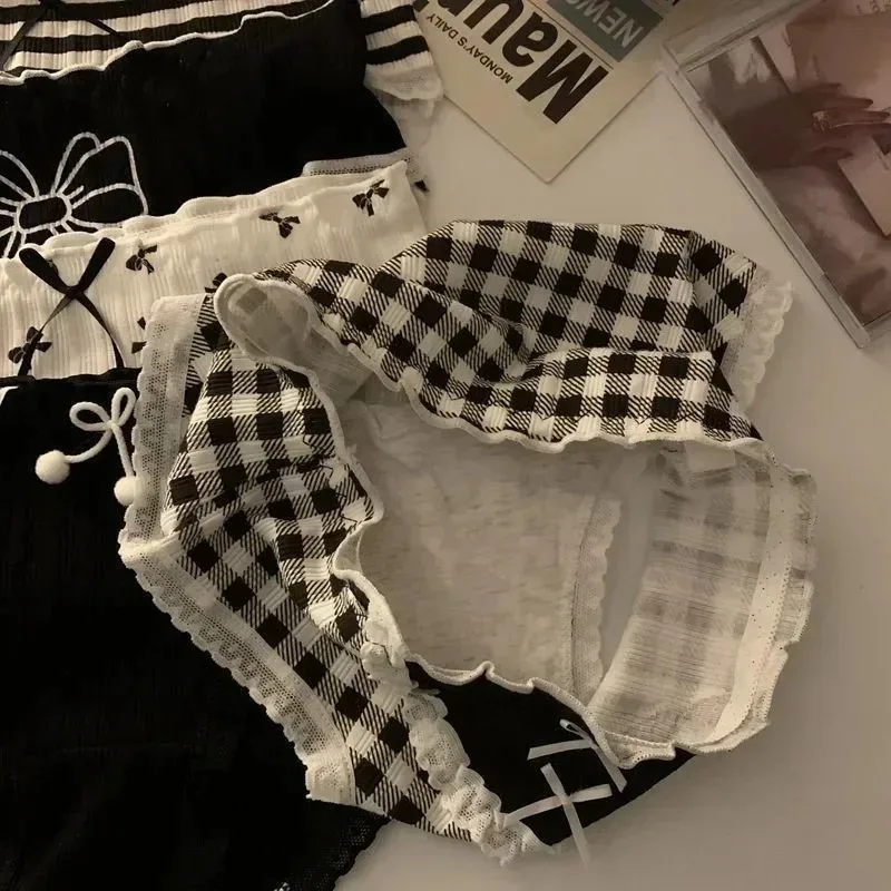 Celana Dalam Katun Simpul Pita Gadis Lolita Celana Dalam Wanita Jepang Lucu Antibakteri Celana Dalam Seksi Lenceria Para Damas