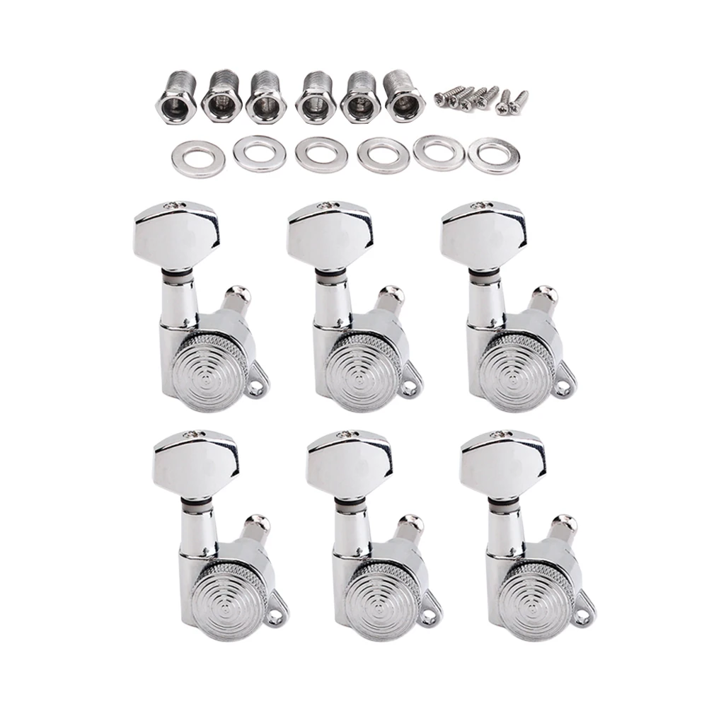 

6 PCS/Set Tuner Locking Tuners Electric Guitar Tuning Tools Knob Accessories Knobs Keys