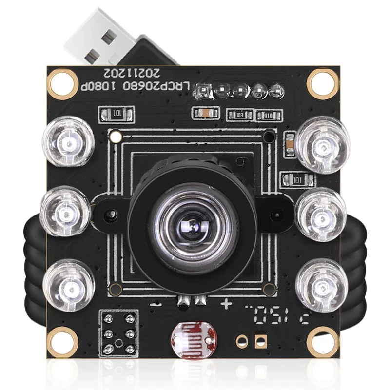 ZWAK 1080P PS5268 IR850 HD UVC starlight Black light night vision coms IR usb industrial camera module