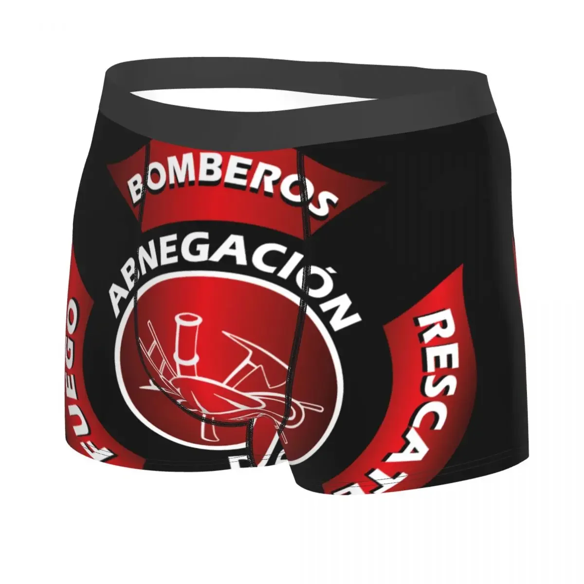 Bomberos fighter Underwear Male Printed Custom man  Rescue Boxer Shorts Panties Briefs Breathable Underpants