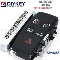 OEM Promixity Smart Key 315 / 433Mhz ID49 HITAG PRO KOBJTF10A For Land Rover Discovery 4 Freelander Range Sport Jaguar XF XE XJ