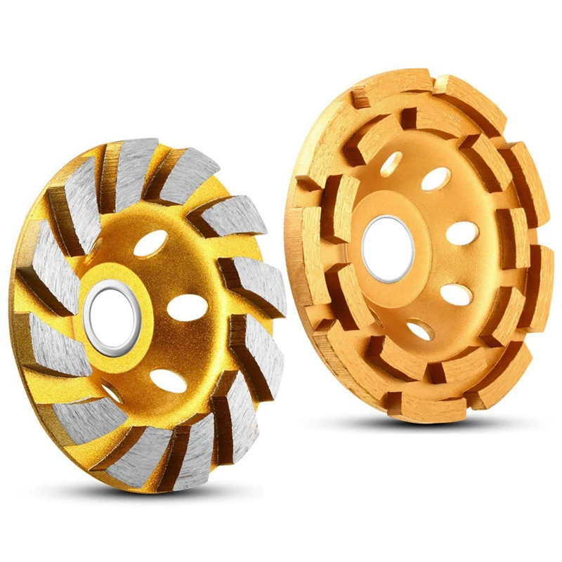 Diamond Cup Grinding Wheel,Double Row Grinding Wheel,Turbo Row Grinding Wheel Angle Grinder Disc For Grinder Polishing