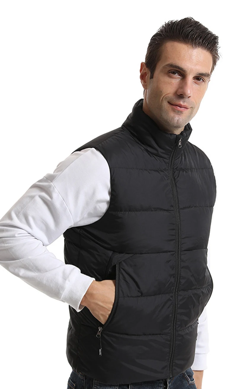 Frauen USB Infrarot 15-Zahlen-Heizweste Jacke Mode Heizwesten Winter Warm gepolsterte ärmellose Weste Thermokleidung – Detail 12