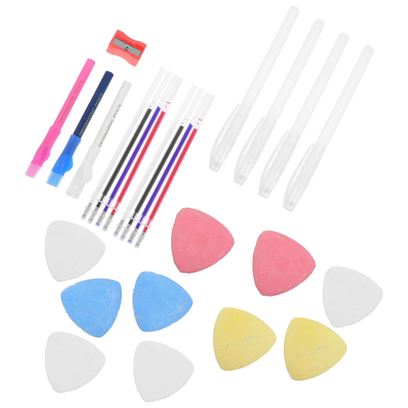 

1 set Sewing Chalk Pencil Fabric Markers for Tailor Tools Professional Disappearing Heat Erasable Sewing Supplies