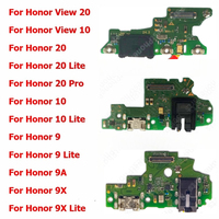 Charge Board For Huawei Honor 20 Pro 10 9 9A 9X Lite View 20 10 V20 V10 Charging Port Usb Connector Plate Pcb Dock Phone Parts