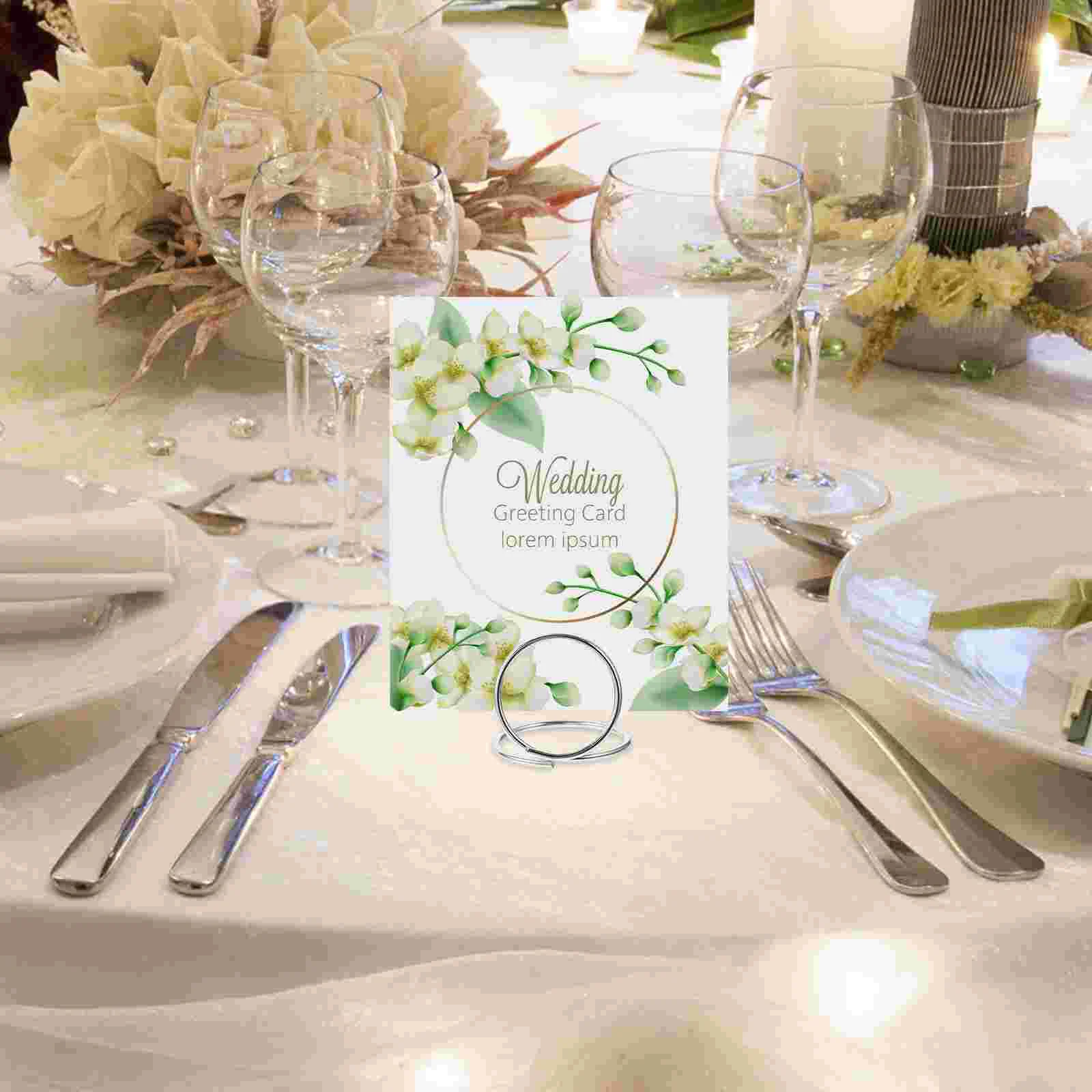 6-teilige Bildständer-Clips, Memokarten, Hochzeit, Tischnummernhalter, Notizen, Baseball