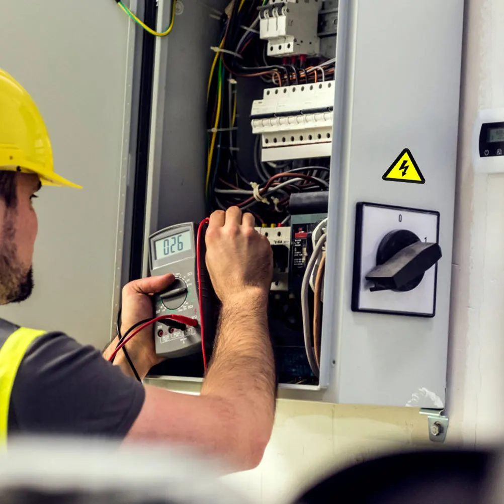 

30pcs Electric Warning Labels Sticker Safety Warning Decals For Electrical Panel High Voltage Sign Caution Stickers Small