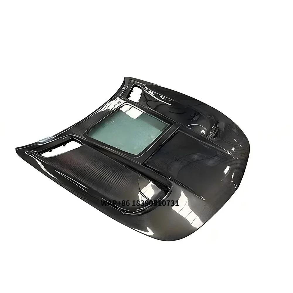 

BS Clear Style Carbon Fiber Vent Hood for GT/GTC/GTS/GTR New Condition Carbon Bonnet