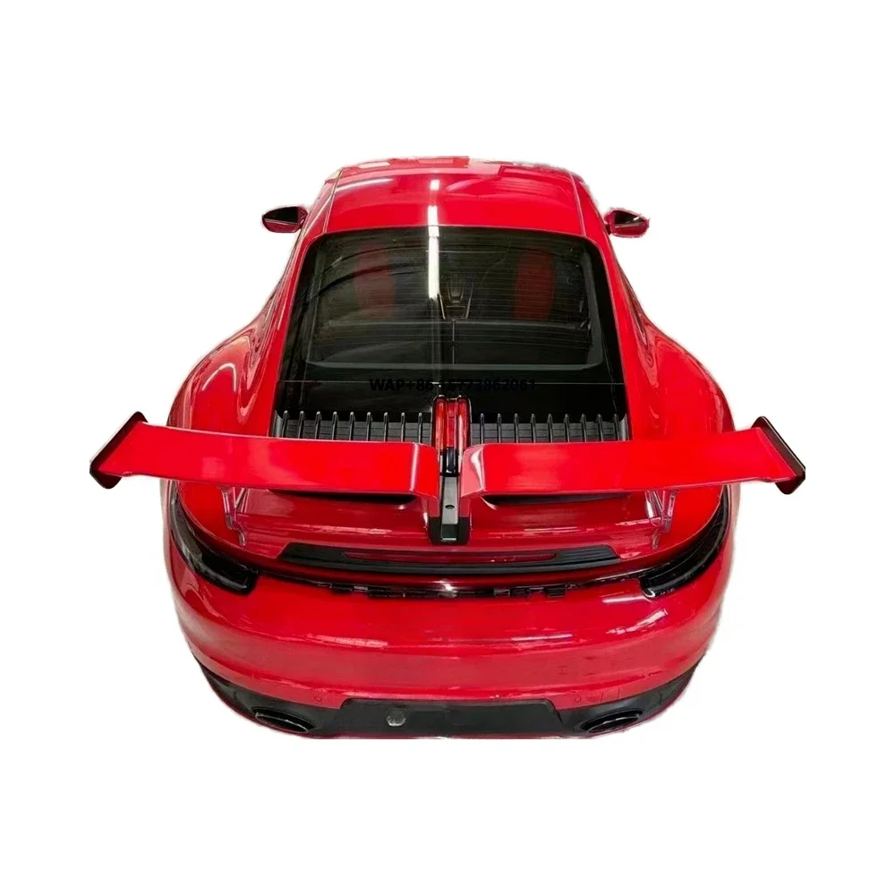

New Condition 2020+ Replacement for 911 992 Rear Trunk Spoiler Bumper Carbon Fiber Style Tail Wing Car