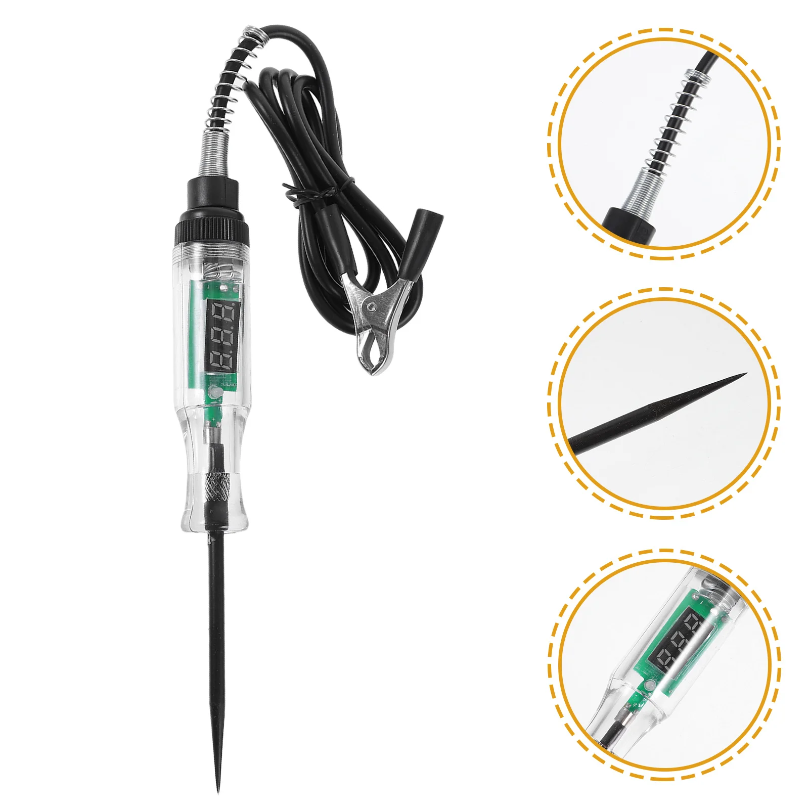 

Professional Car Voltage Tester Automotive Electrical Test Pencil Digital Vehicle Circuit Multi-Function Car Current