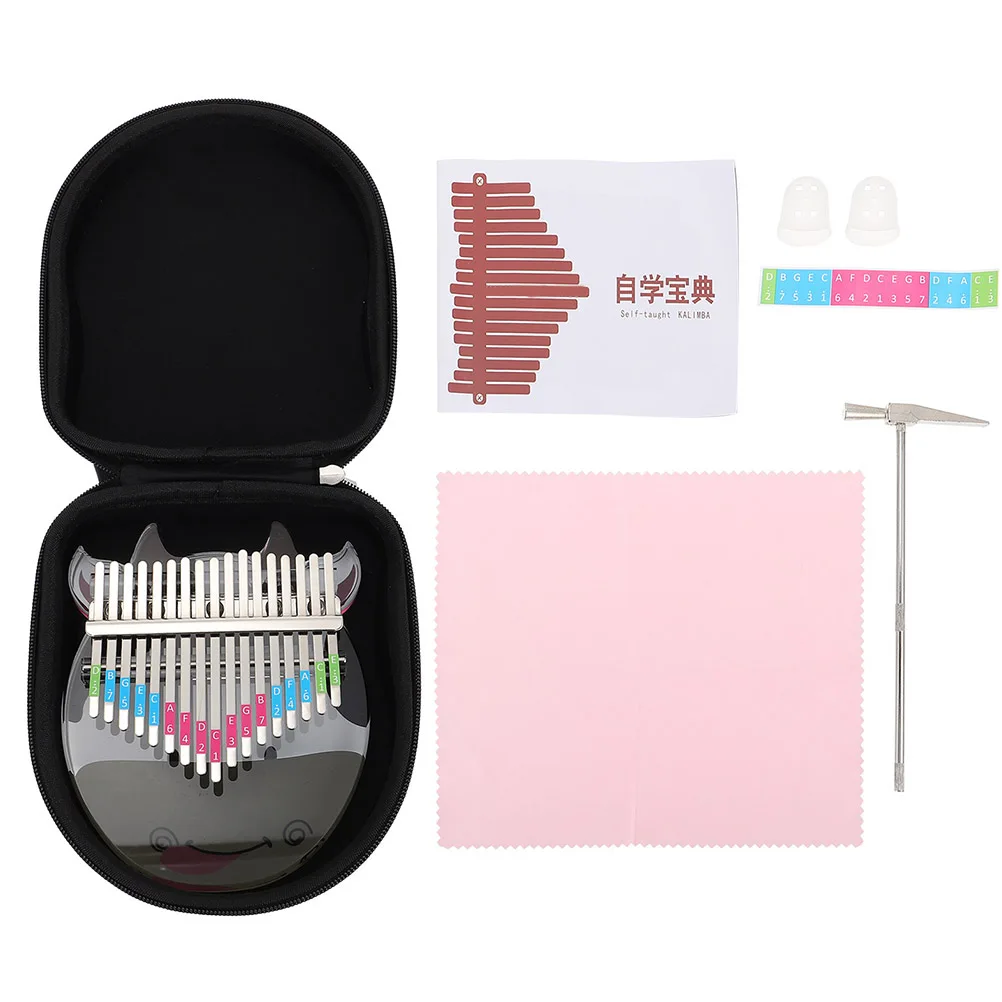 

Crystal Thumb Piano Box EVA Storage Case Small Size Durable Material Protective Bag Dustproof Kalimba Holder Musical Instrument