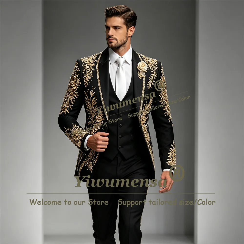 Traje de lujo con cuentas de c - Mens Grooming Kit Luxury reseña y precio