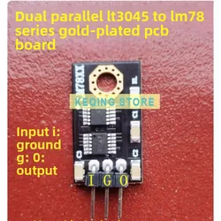 HIFI LT3045 module Linear DC voltage regulator module Power supply Ultra-low noise Low ripple Ultra-low dropout LDO Module Board