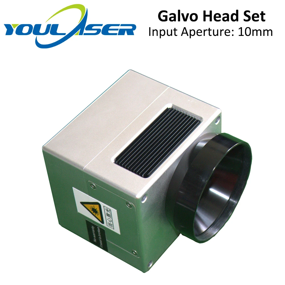 YOULASER 1064nm Fiber Laser High Speed Scanning Galvo Head SG7110 Input Aperture10mm Galvanometer Scanner with Power Supply Set