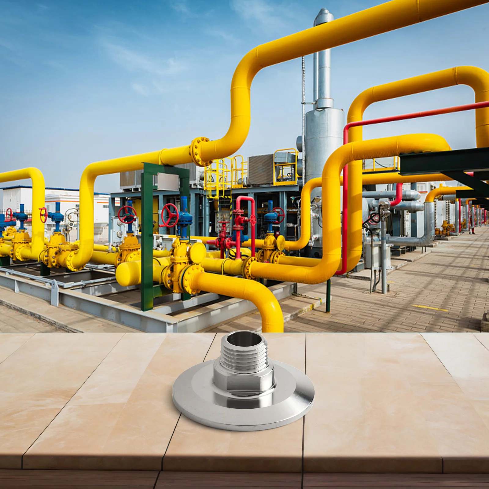 

Гидравлический разъем из нержавеющей стали 304, 28 мм, 1,1 дюйма, высокая очистимость, три зажима, термостойкость, устойчивость к ржавчине