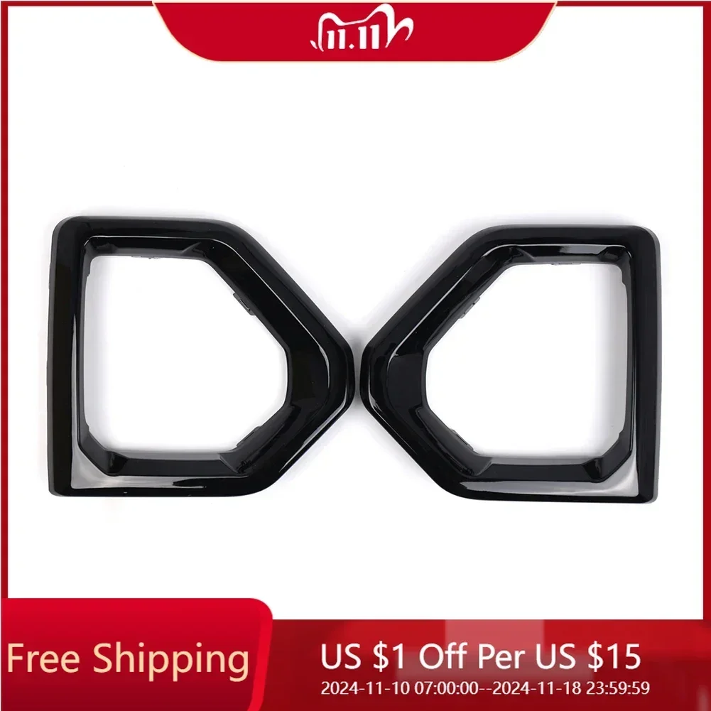 High Quality Denali Black Set Denali Fog Light Outer Bezel Cover High Quality Fog Light Outer Bezel Cover Black Set