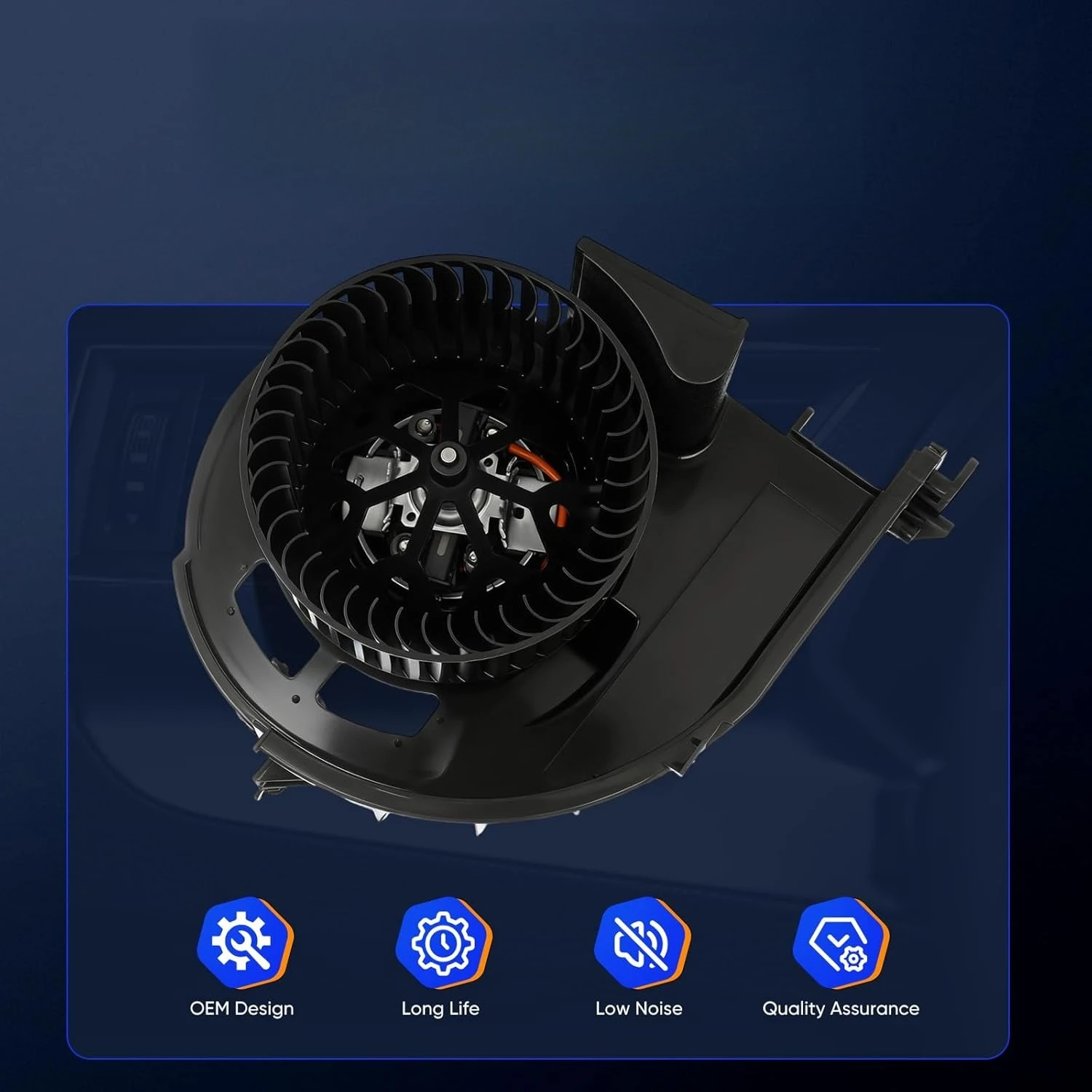 

Blower Motor Fit for BMW X5 X6 xDrive35i/xDrive30i/xDrive35i/xDrive50i/4.8i/3.0si M Sport Utility AC Blower Motor 64119245849