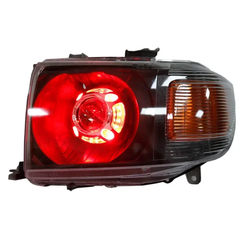 For Toyota Land Cruiser LC 79 FJ79 Headlight Assembly Head Lamp Angel Eyes With Bi-xenon Projector Lens - view 3