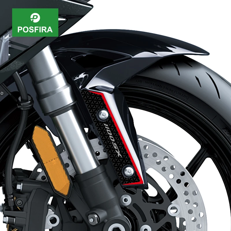 

Наклейки на переднее крыло мотоцикла POSFIRA, виниловые декали для Kawasaki Ninja 1100SX 1100 SX/SE 2025-2026, аксессуары для мотоциклов