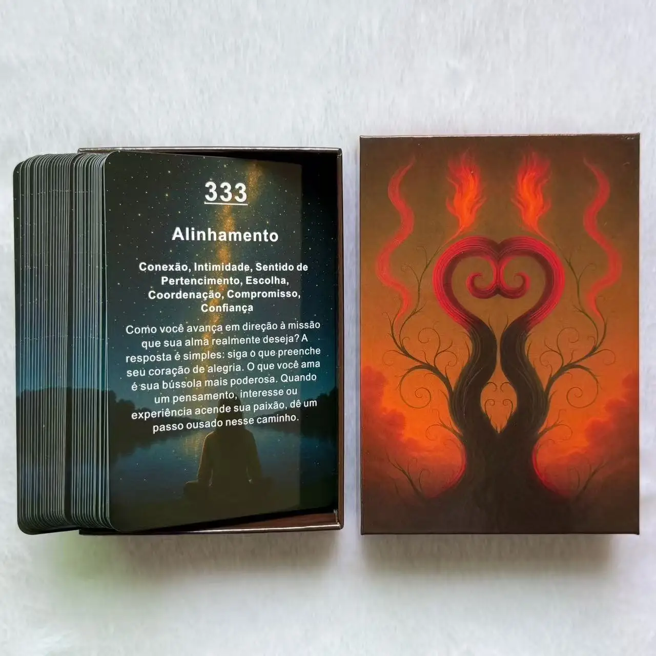 

Колода карт-оракулов с португальской тематикой, для медитации, ясности мышления и чтения, карточные игры, игровые подарки, 12*8 см, 14+, 48 карт