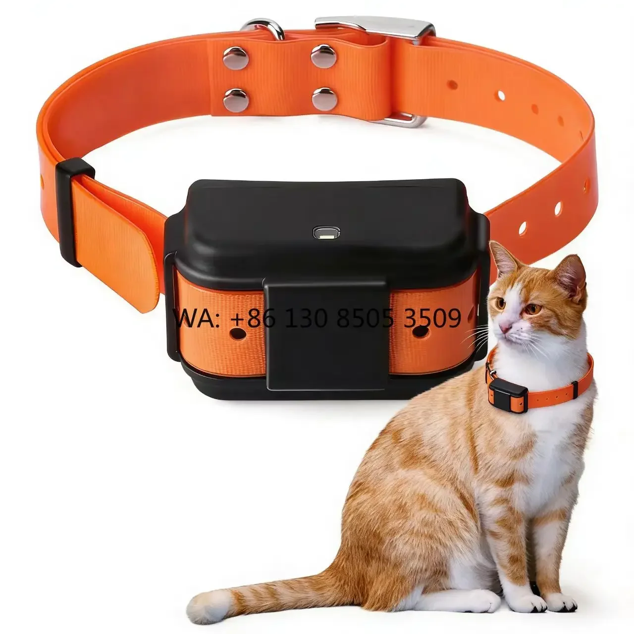 Factory Smart Dog GPS Tracker Collar Waterproof IPX7 Real-Time Tracking Bluetooth Android ROHS Certified Plastic Pet Locator