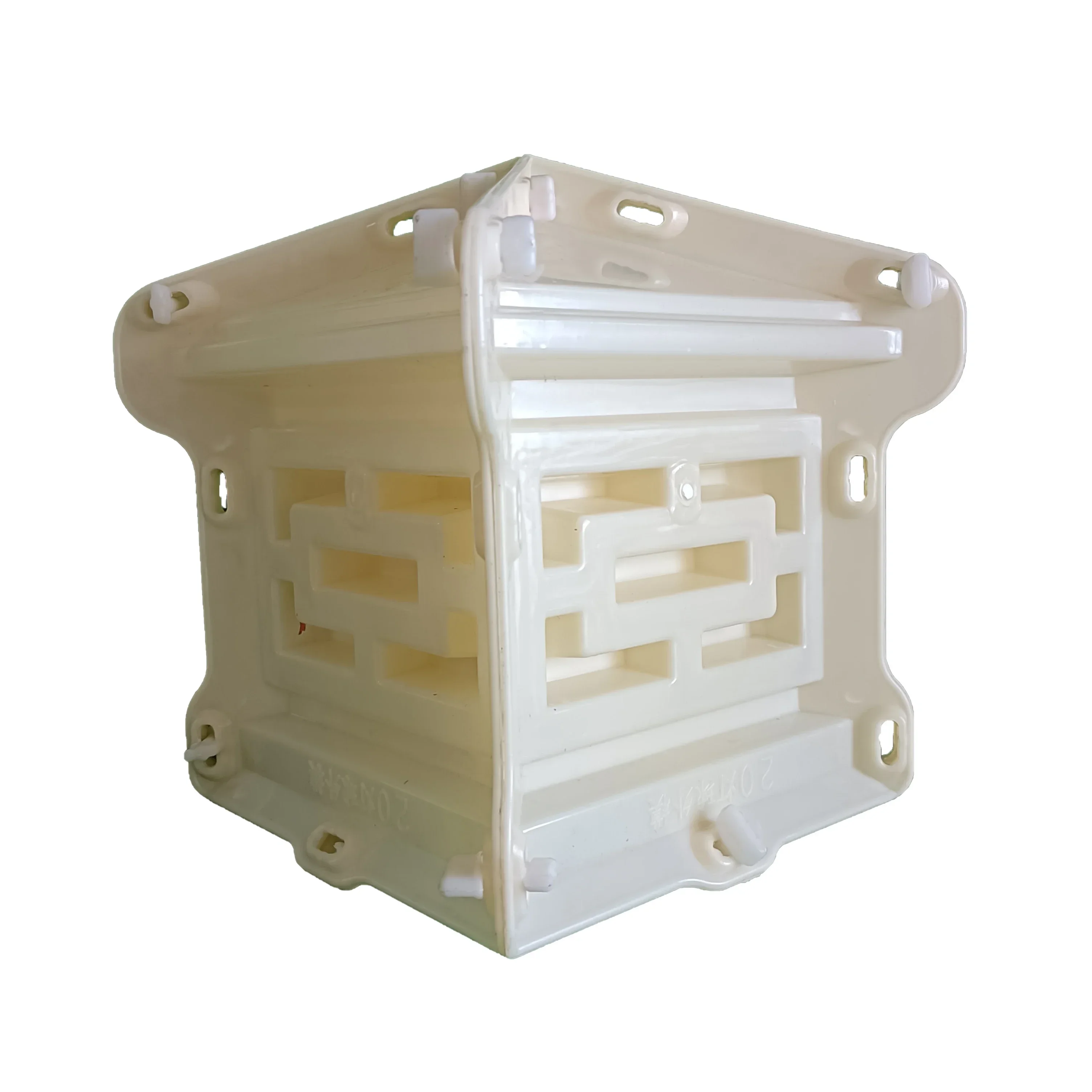 Molde de lámpara hueca de 20cm/7,87 pulgadas, cemento, columna romana europea, barandilla, adorno de muelle, decoración, molde de plástico ABS