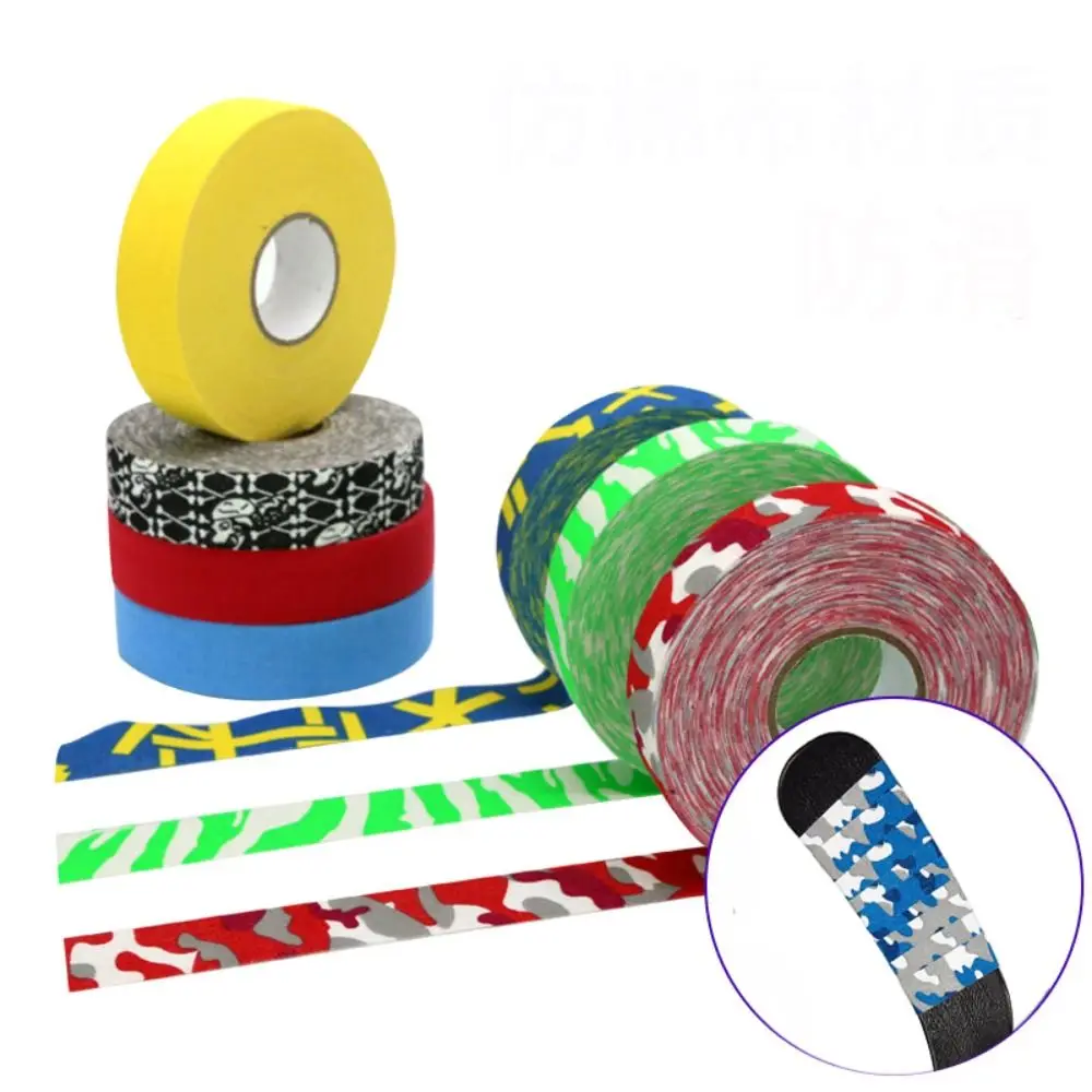 2.5cm*25m Ice Hockey Grip Tape Multipurpose Anti-slip Hockey Stick Tape Colored Athletic Sport Tape Polyester Wear-resistant