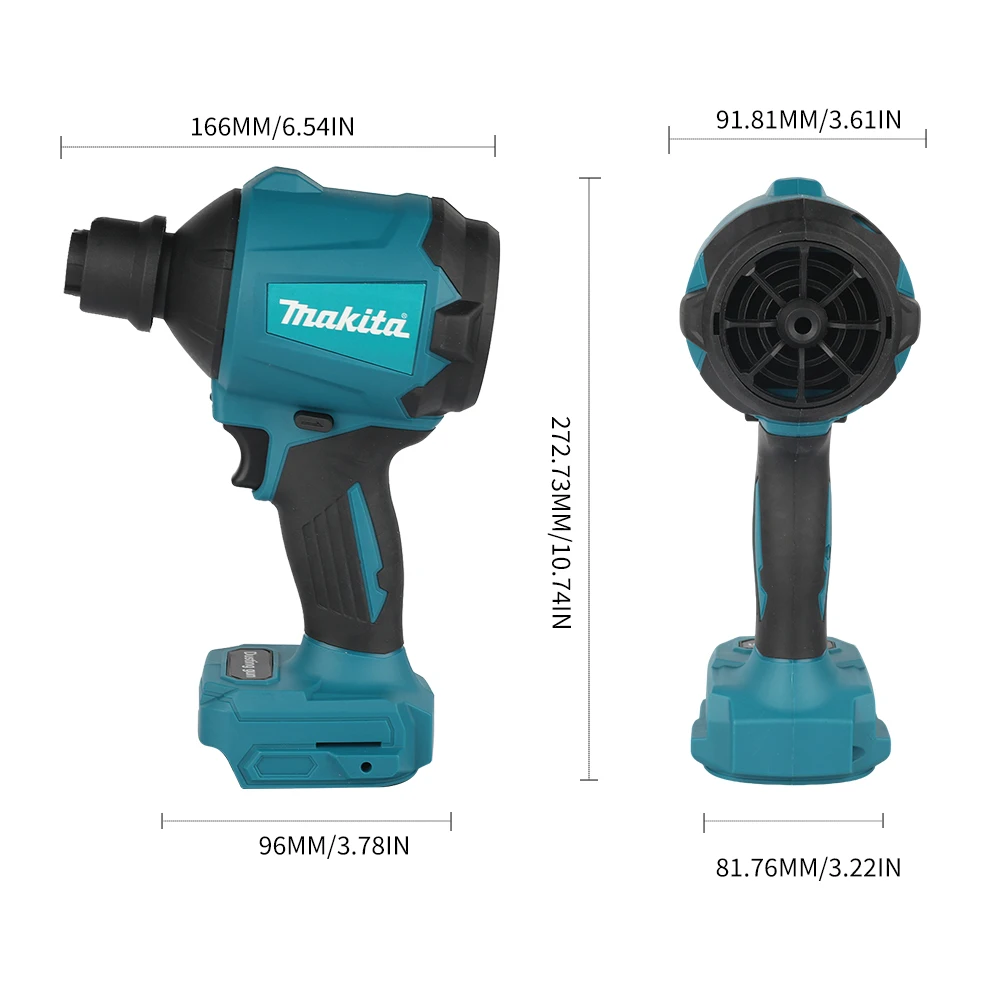 Makita DAS180 High‑Speed Cordless Blower With Multiple Attachments For Workshop Dust‑Cleaning And Inflation Work Hand tools