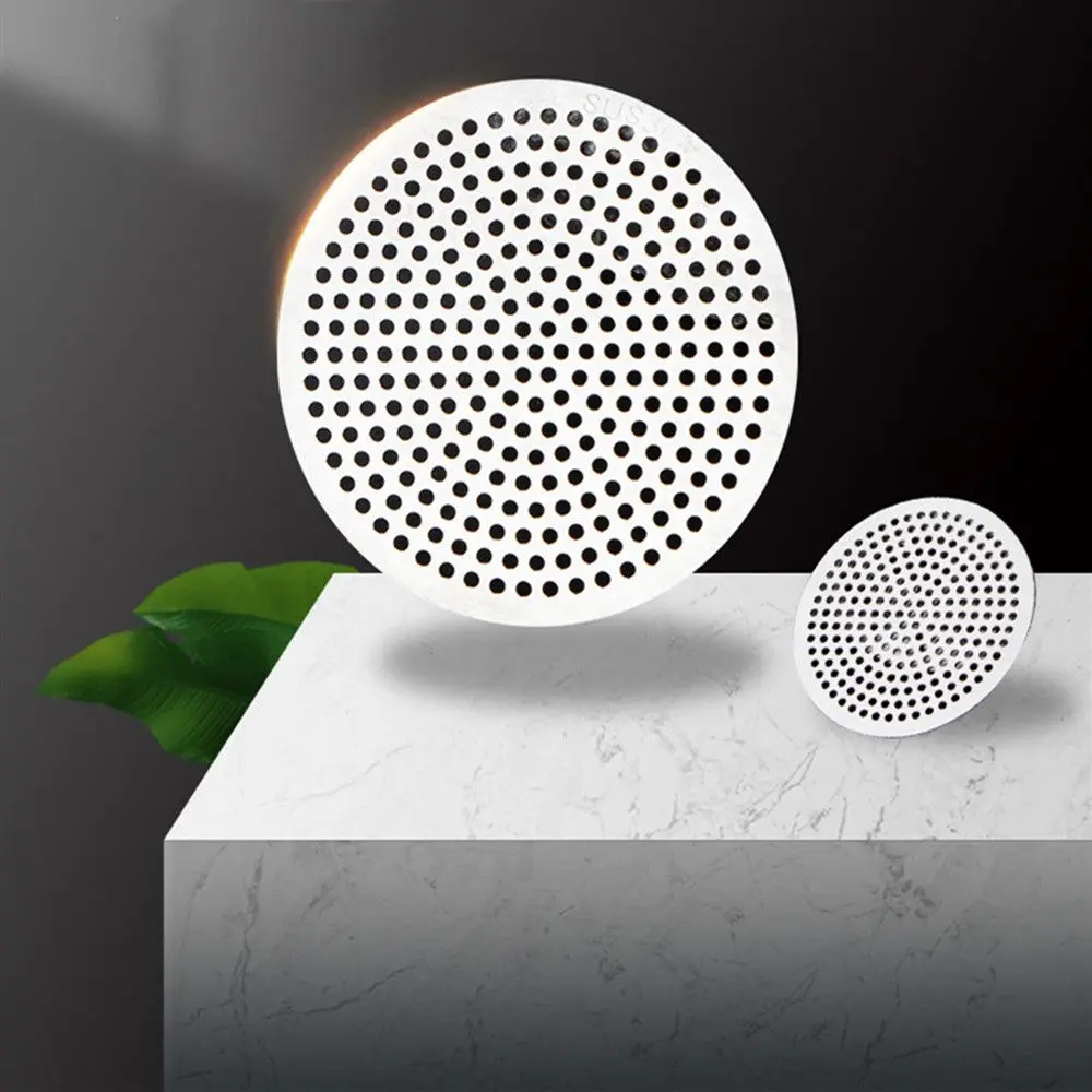 304 stainless steel Drains Cover hair filter mesh floor drain net sewer isolation net kitchen bathroom balcony Sink Strainer