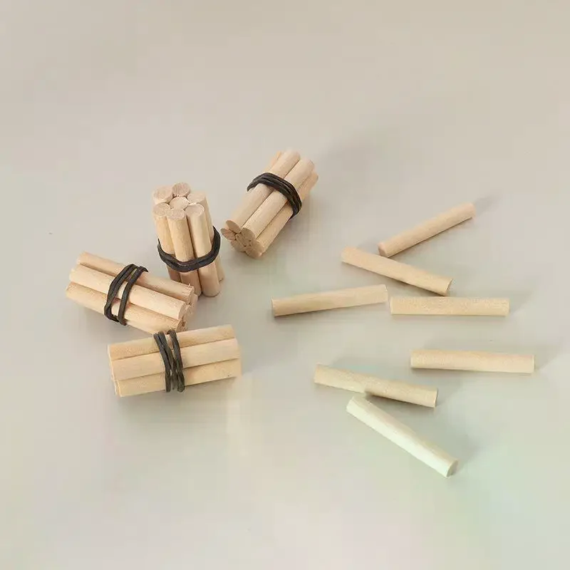 5 حزم من نماذج الحطب المصغرة المحاكية لبيت الدمى بمقياس 1/12، إكسسوارات أثاث المطبخ لديكور بيت الدمى، ألعاب تمثيلية للأطفال