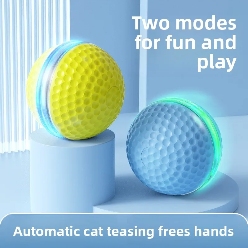 Indestructible Honeycomb Rubber Electric Dog Ball Automatic Self Jumping Rolling Interactive Chew Resistant Toy for Dogs