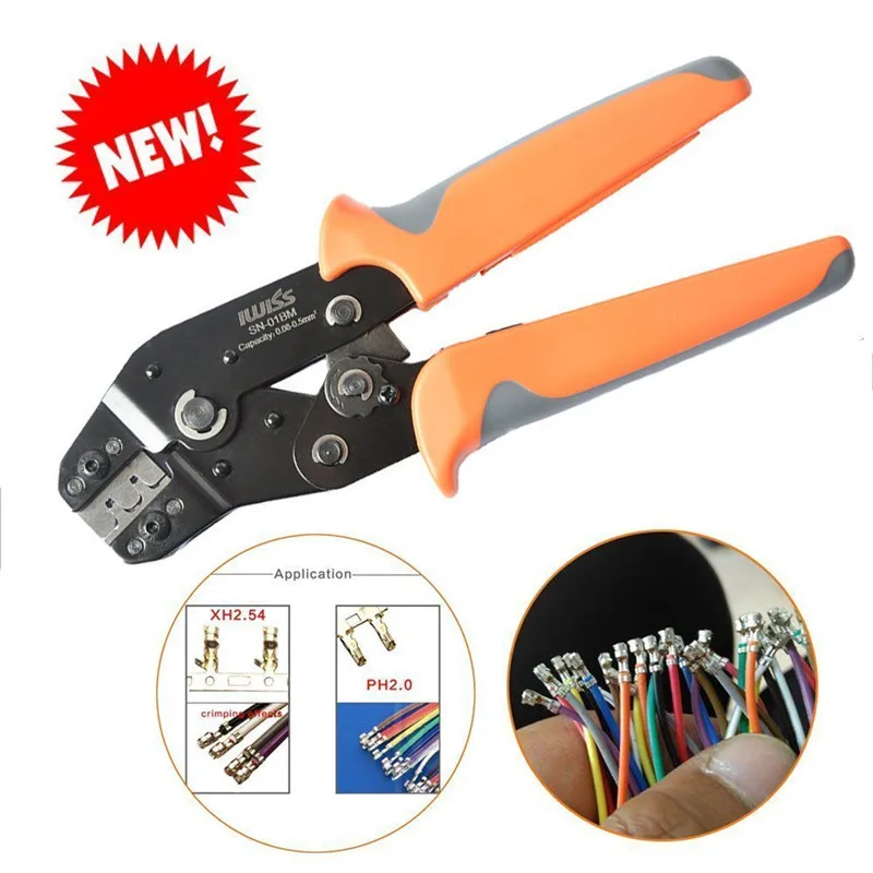 PH2.0/XH2.54 Dupont Terminal Crimping Tool Cold Press Crimper for 20-28AWG Terminals
