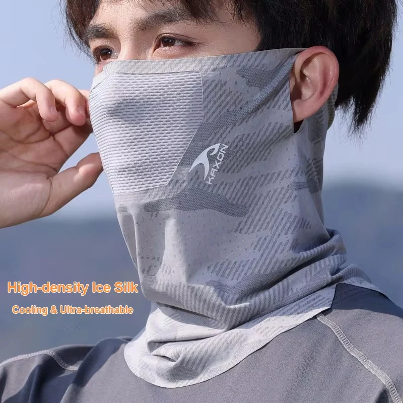 Neck Gaiter Cycling Cooling Face CoverSun Protection Face Mask Spring Summer Breathable Fishing Hiking Ear-Hanging Sport Unisex