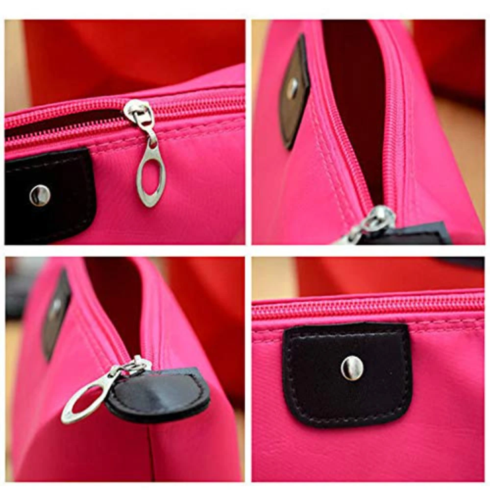 Cosmetic Bag For Women Colorful Waterproof Travel Dumpling Storage Bags Mini Cute Toiletry Makeup Portable Tote Bags Purses