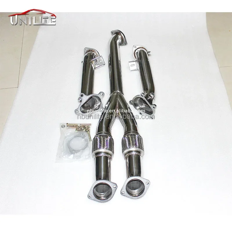 Racing Exhaust Downpipe + Y-Pipe for N Issan 2009-2011 GTR GT-R R35